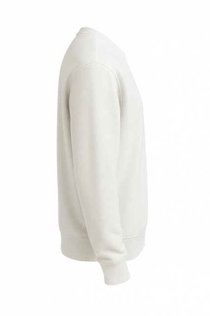 Sweater 100% Gekamd Fleece 320 g/m² - Wit - Image 7