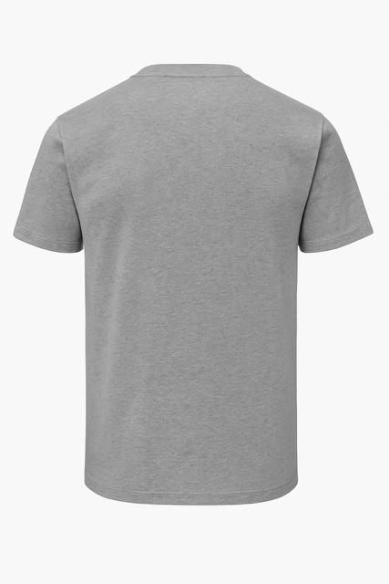 T-shirt van 100% Voorgekrompen Biologisch Katoen - Oxfordgrijs - Image 6